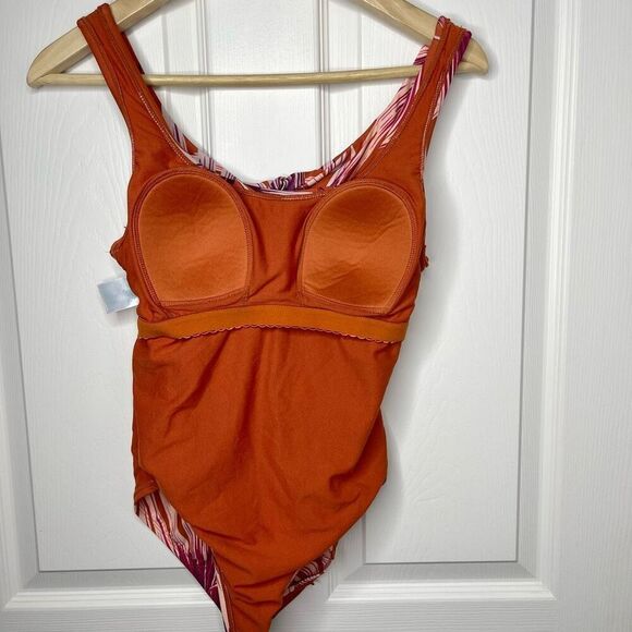 Kona Sol Twist Back Palm Medium Coverage One Piece Swimsuit - Small - Picture 4 of 11